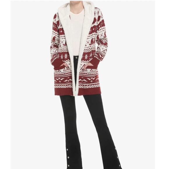 Her Universe Harry Potter Icons Fair Isle Sherpa Cardigan 3X - Picture 8 of 10